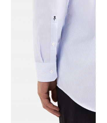 Chemise ml fantaisie seidensticker 11lightblue