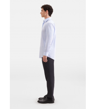 Chemise ml fantaisie seidensticker 11lightblue