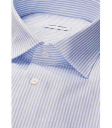 Chemise ml fantaisie seidensticker 11lightblue