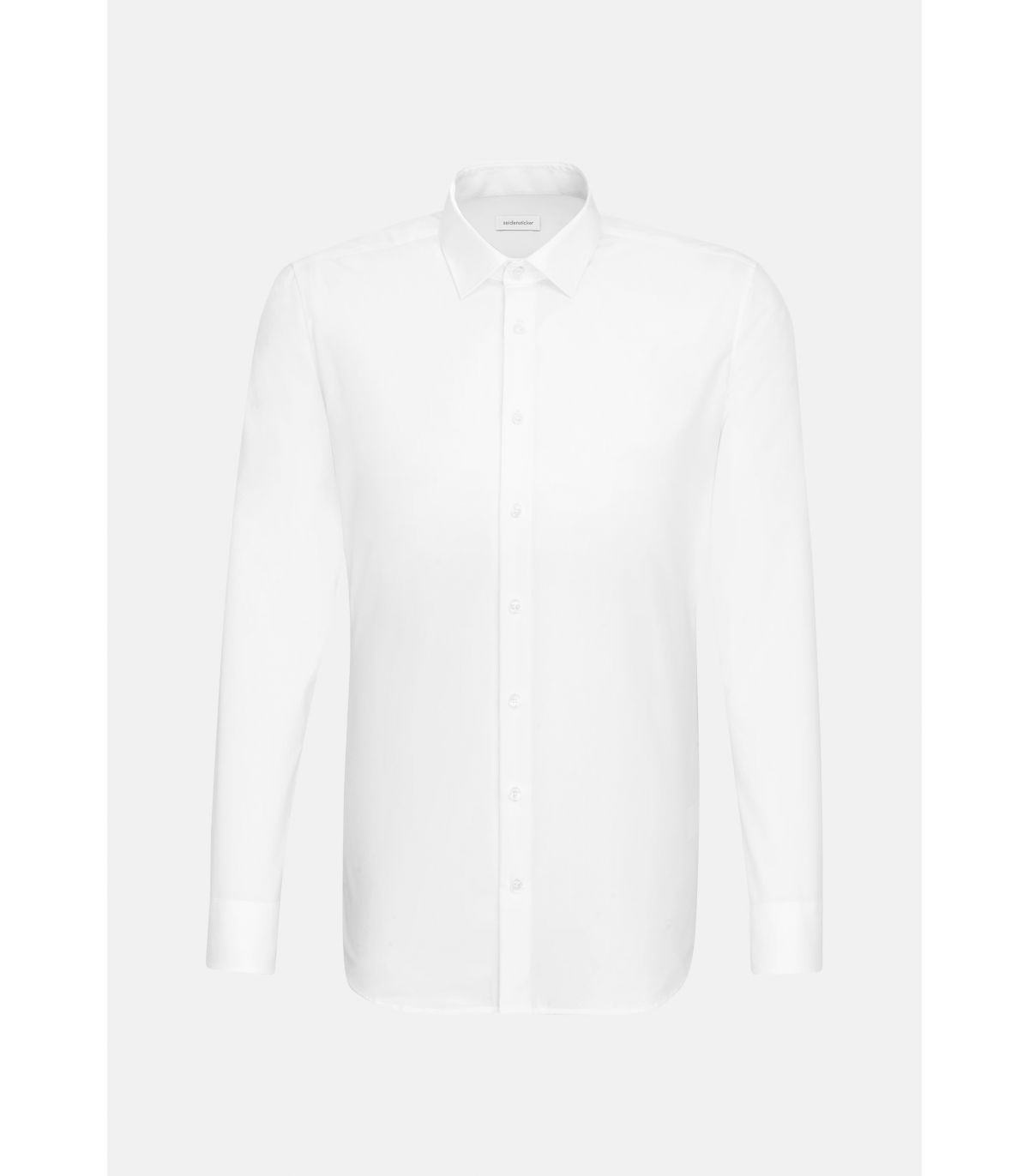 Chemise ml uni seidensticker 01blanc
