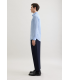 Chemise ml uni seidensticker 12bleu