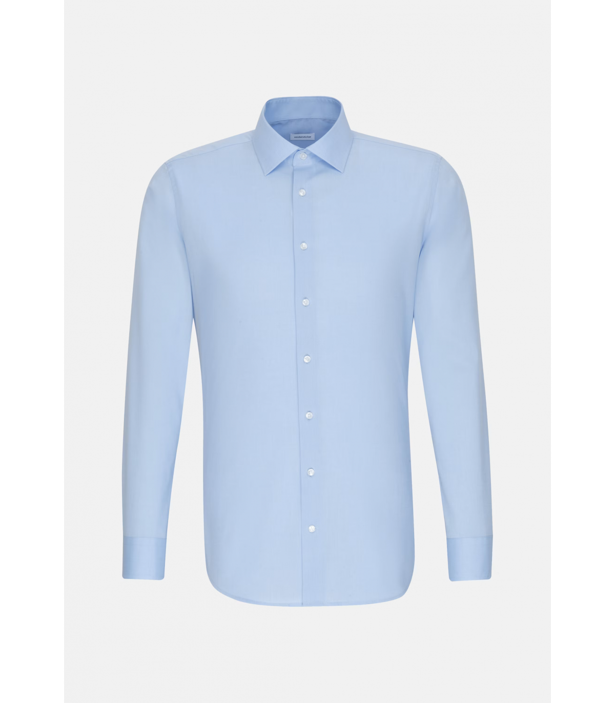 Chemise ml uni seidensticker 12bleu