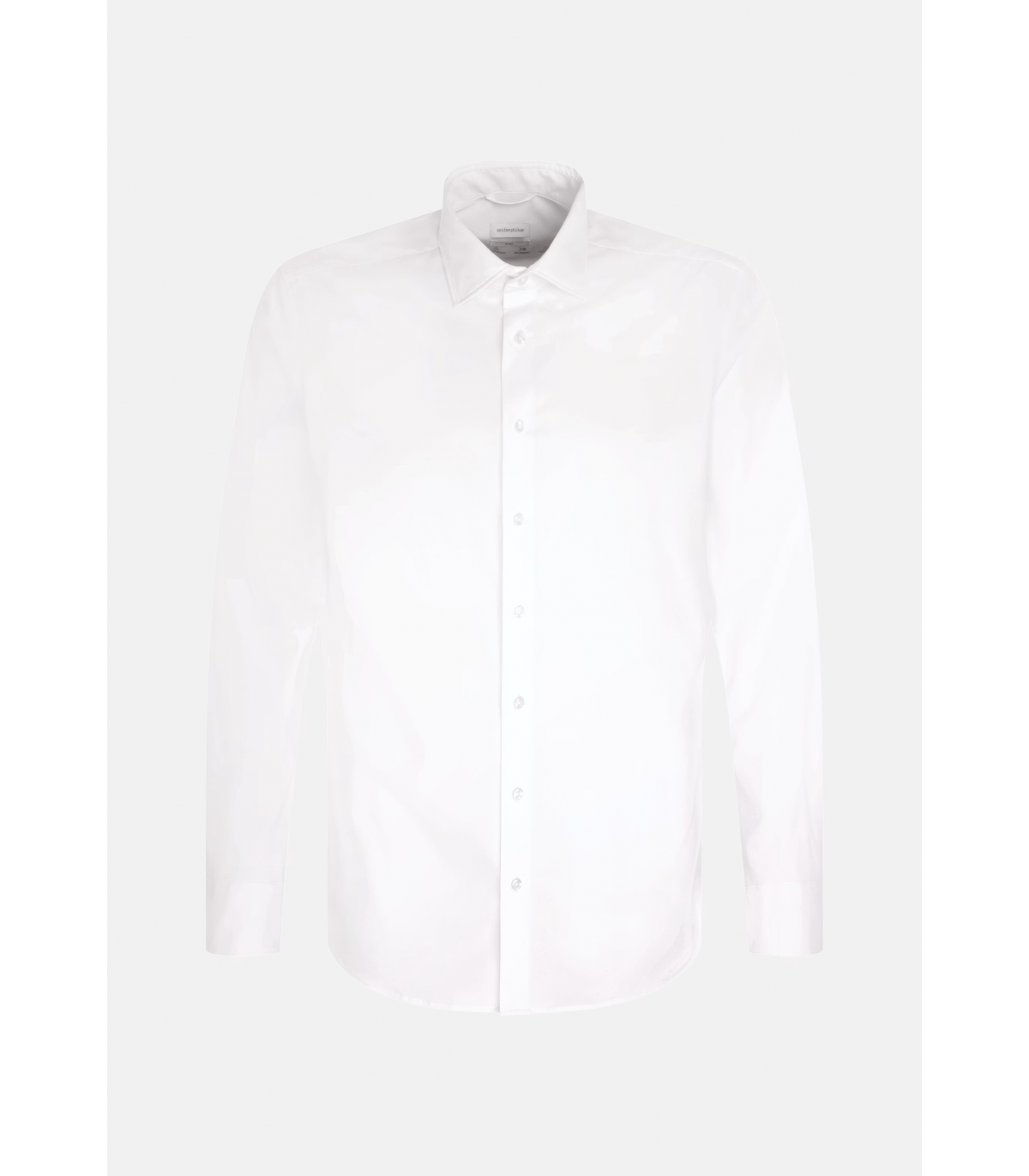 Chemise ml uni seidensticker 01blanc
