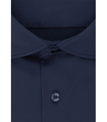 Chemise ml uni seidensticker 19bleu