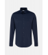 Chemise ml uni seidensticker 19bleu