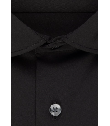 Chemise ml uni seidensticker 39noir