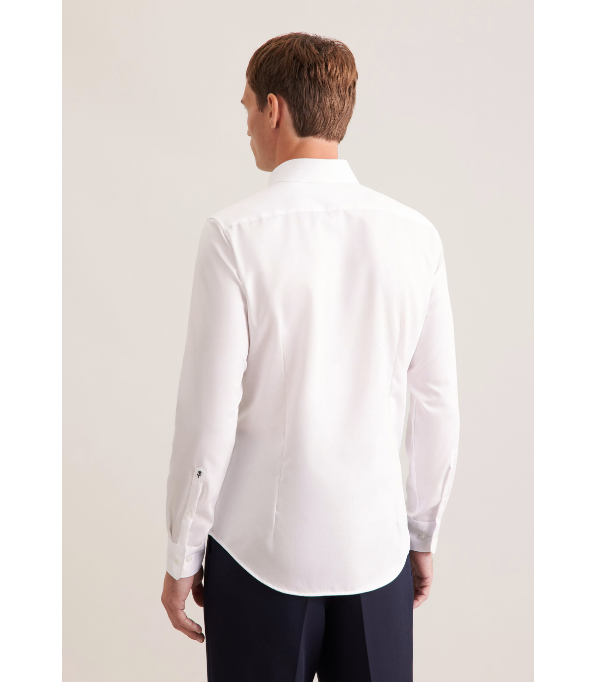 Chemise ml uni seidensticker 02ecru