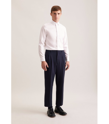 Chemise ml uni seidensticker 02ecru