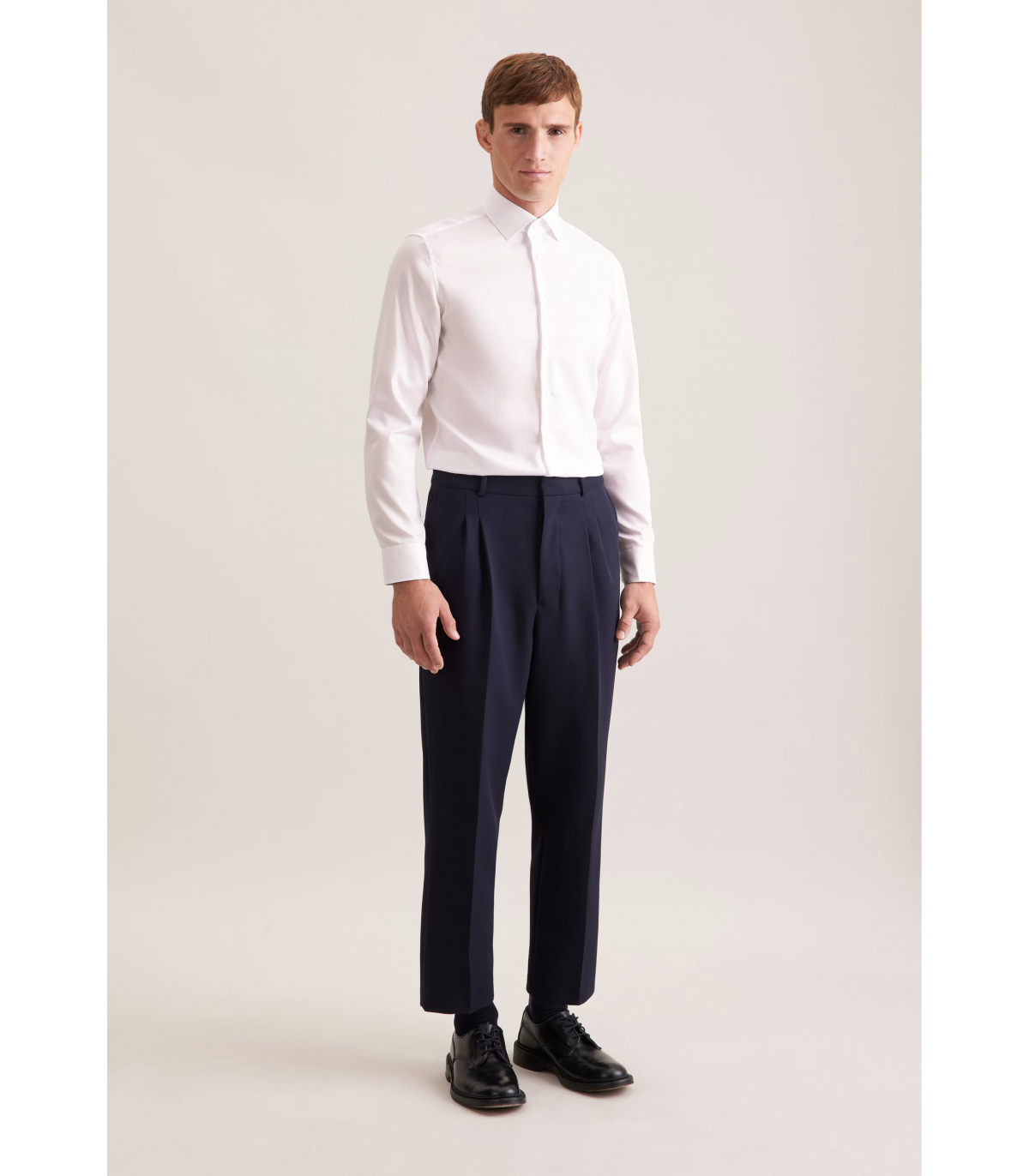 Chemise ml uni seidensticker 02ecru