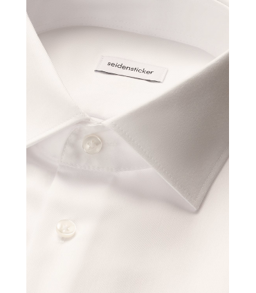 Chemise ml uni seidensticker 02ecru