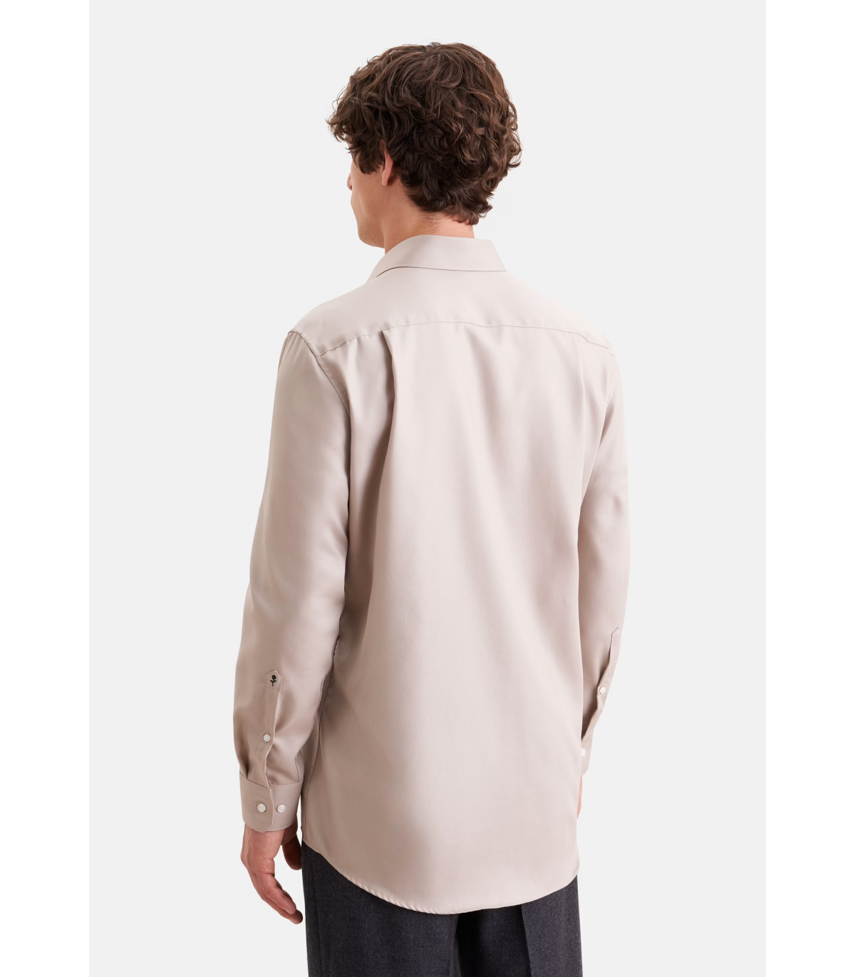 Chemise ml uni seidensticker 05beige