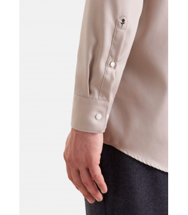 Chemise ml uni seidensticker 05beige
