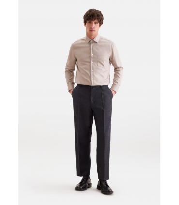 Chemise ml uni seidensticker 05beige