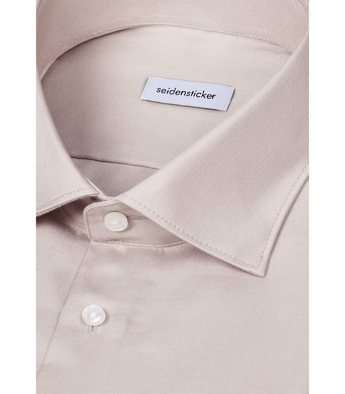 Chemise ml uni seidensticker 05beige