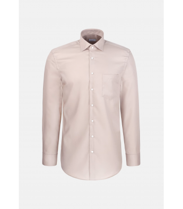 Chemise ml uni seidensticker 05beige