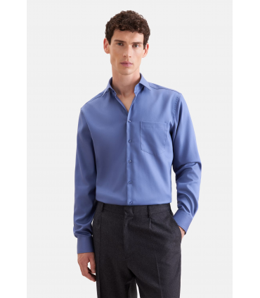 Chemise ml uni seidensticker 15jean