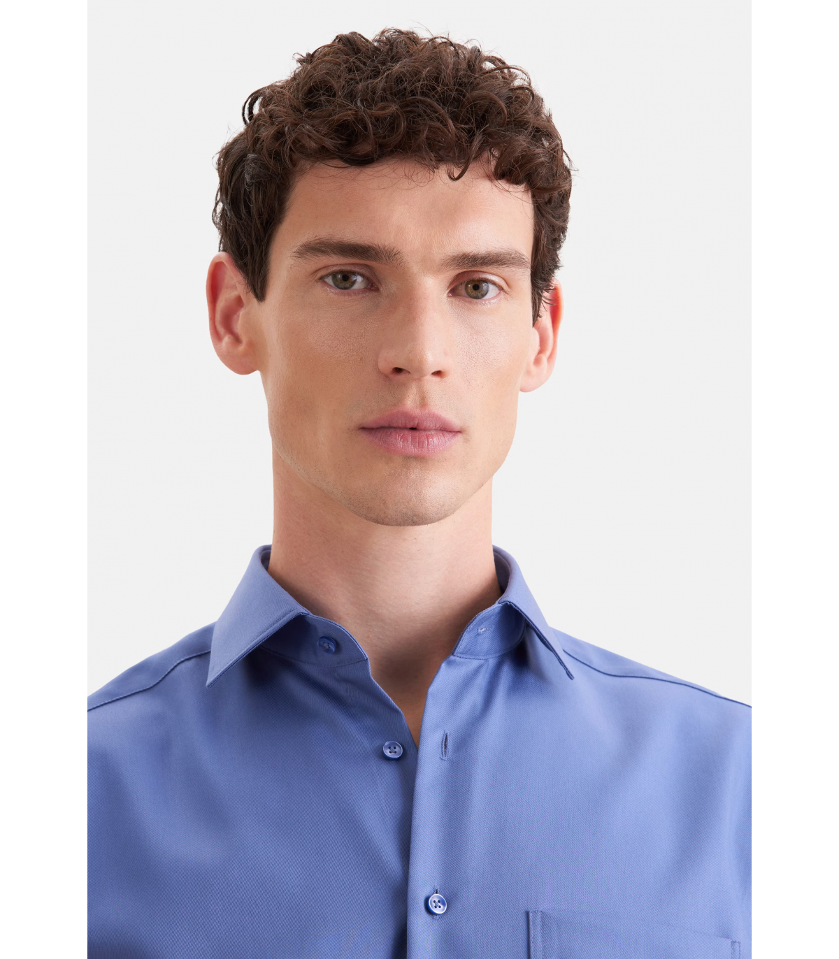 Chemise ml uni seidensticker 15jean