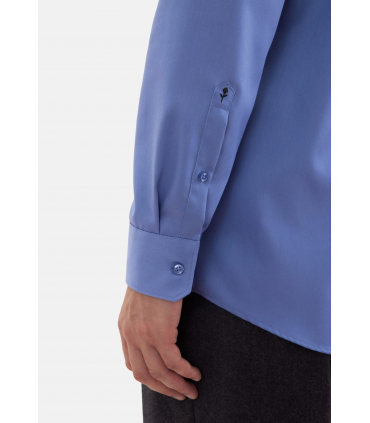 Chemise ml uni seidensticker 15jean
