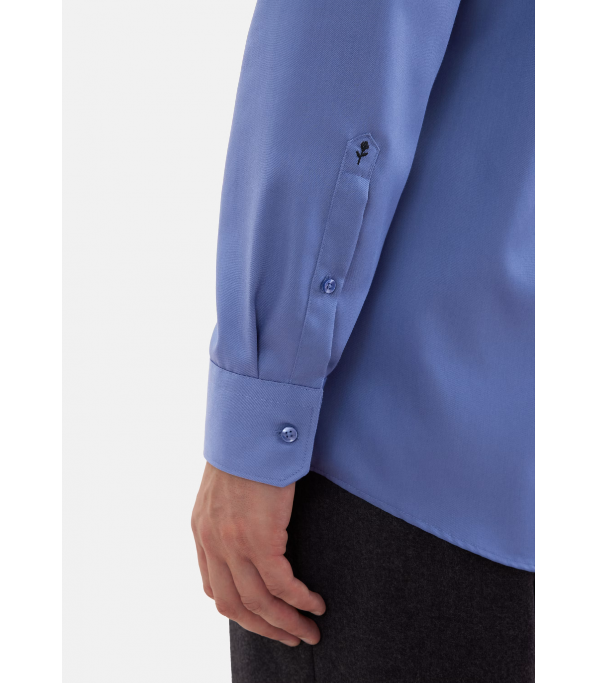 Chemise ml uni seidensticker 15jean