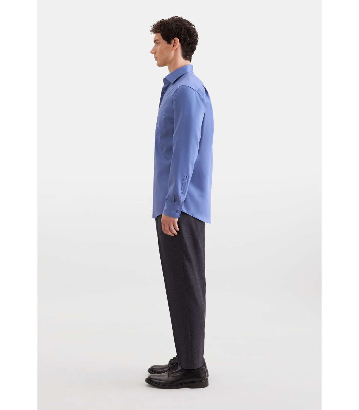 Chemise ml uni seidensticker 15jean