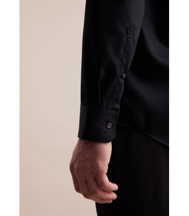 Chemise ml uni seidensticker 39noir