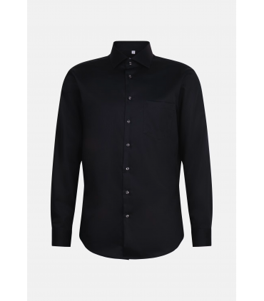 Chemise ml uni seidensticker 39noir