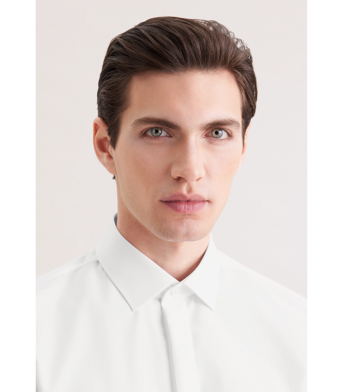 Chemise ml uni seidensticker 01blanc