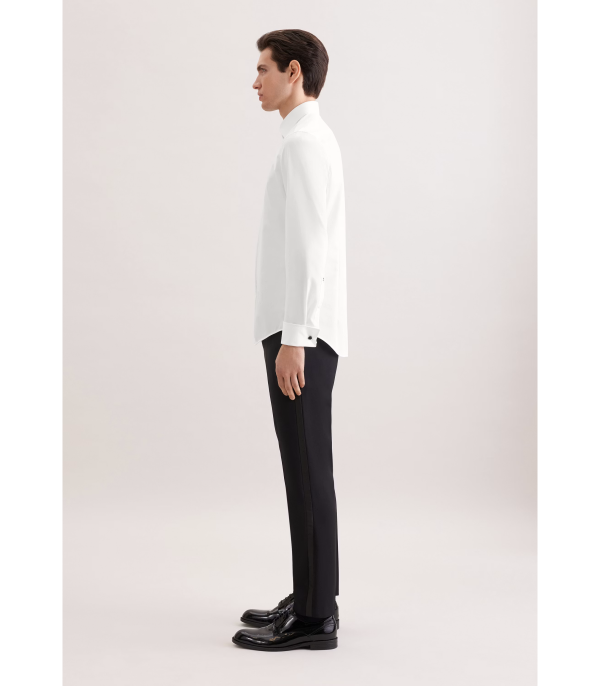 Chemise ml uni seidensticker 01blanc