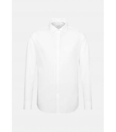 Chemise ml uni seidensticker 01blanc