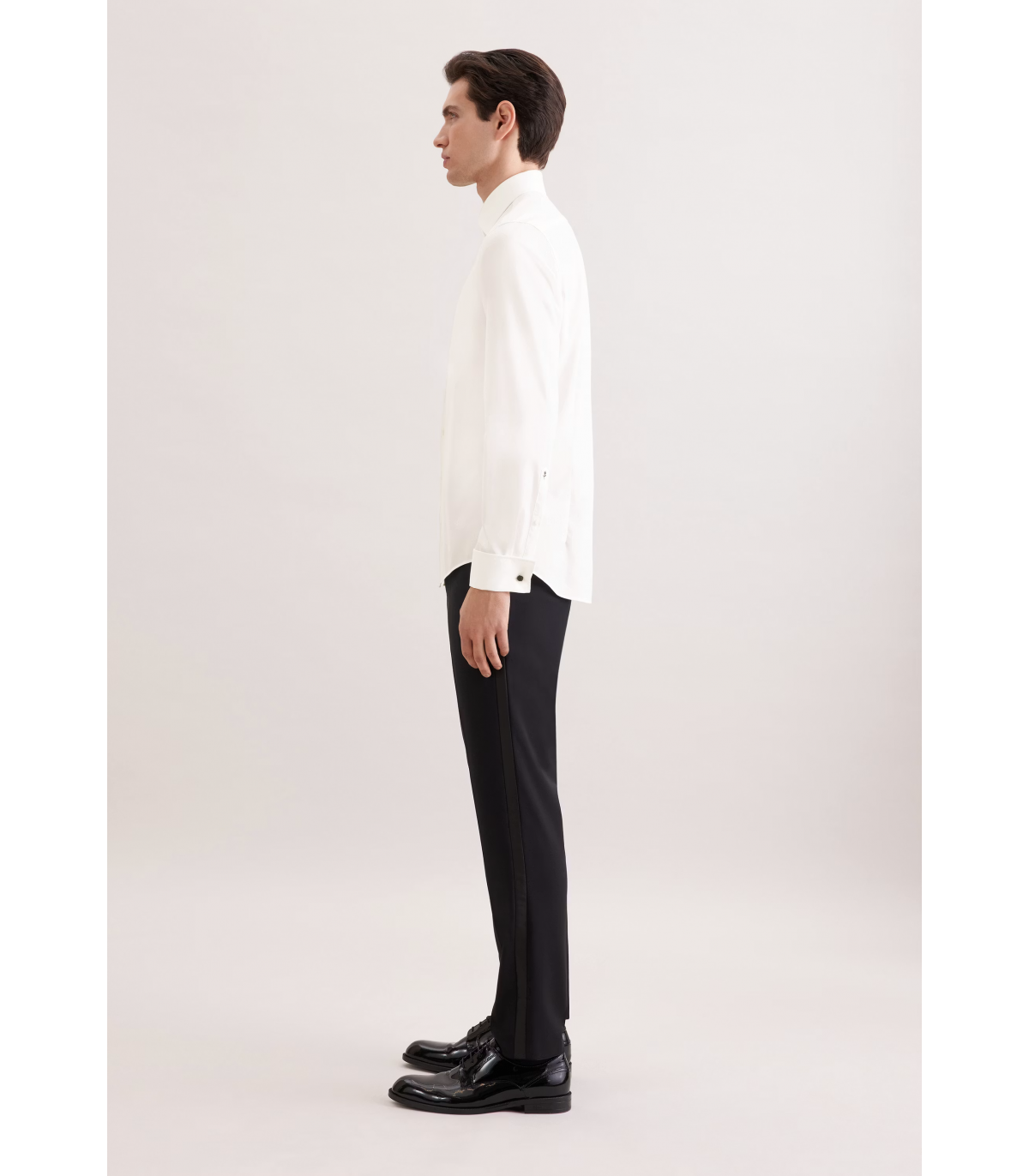 Chemise ml uni seidensticker 21ecru