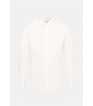 Chemise ml uni seidensticker 21ecru
