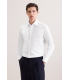 Chemise ml uni seidensticker 01blanc