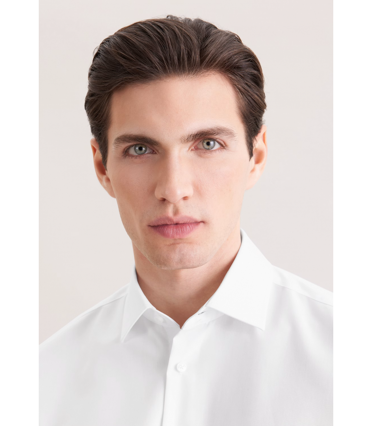 Chemise ml uni seidensticker 01blanc