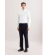 Chemise ml uni seidensticker 01blanc
