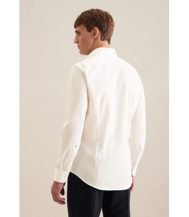 Chemise ml uni seidensticker 21ecru