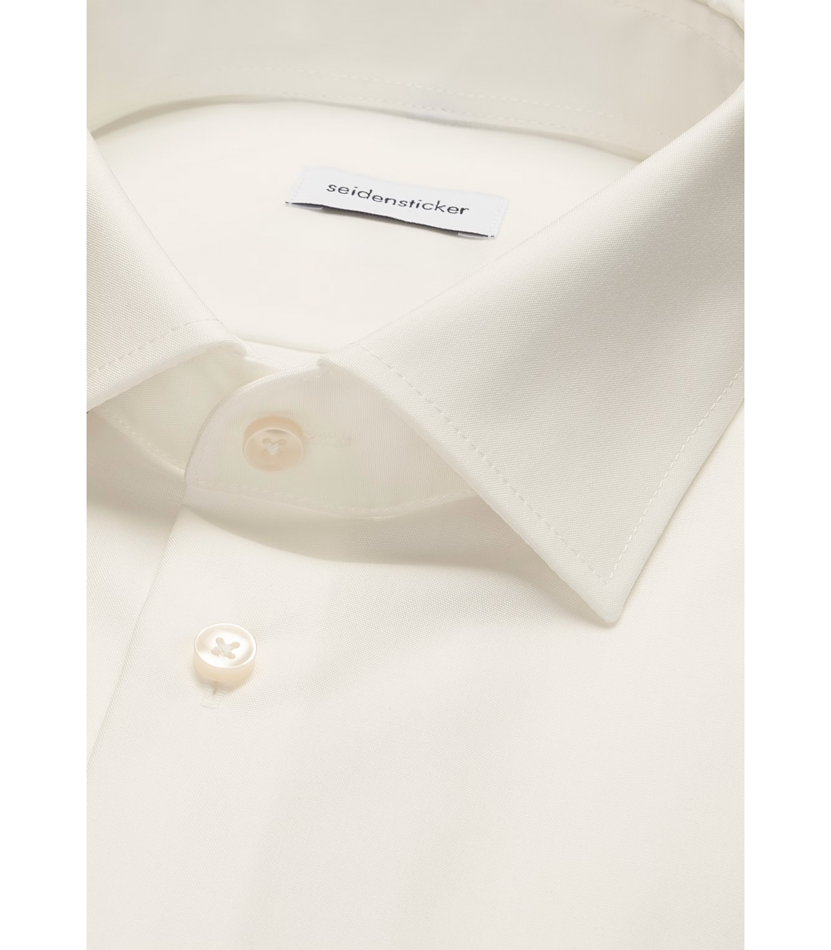 Chemise ml uni seidensticker 21ecru