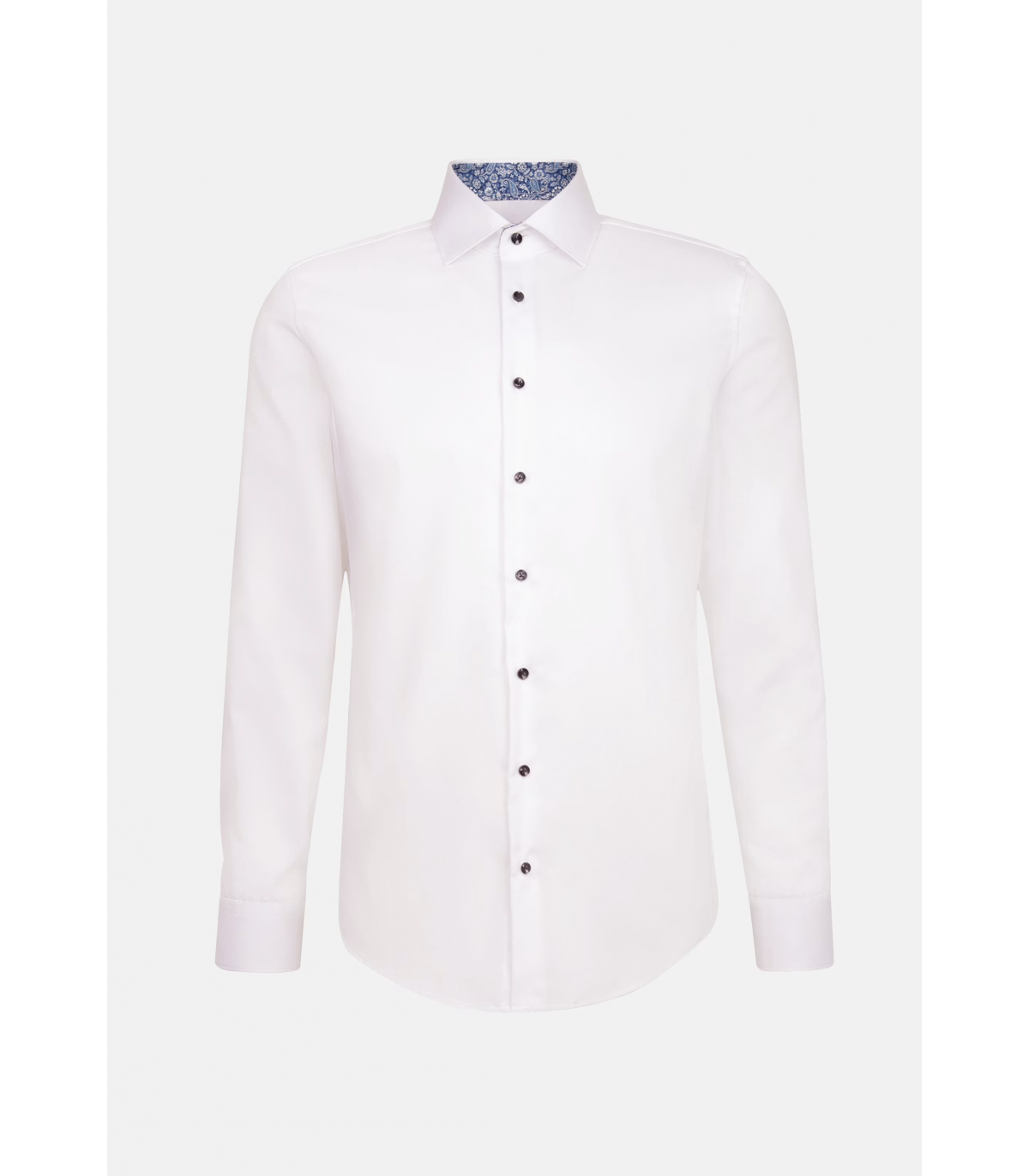Chemise ml uni seidensticker 01blanc