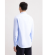 Chemise ml uni seidensticker 11bleu