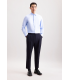 Chemise ml uni seidensticker 11bleu