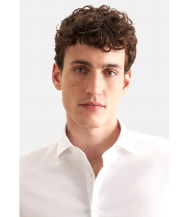 Chemise ml uni seidensticker 01blanc