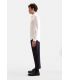 Chemise ml uni seidensticker 01blanc