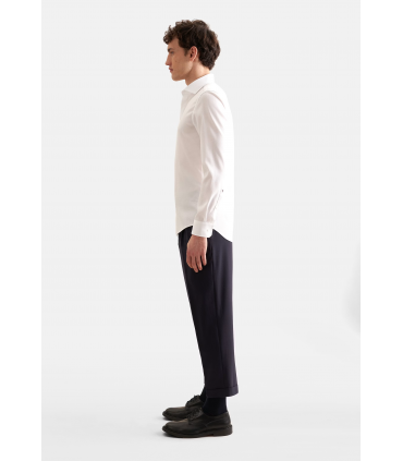 Chemise ml uni seidensticker 01blanc