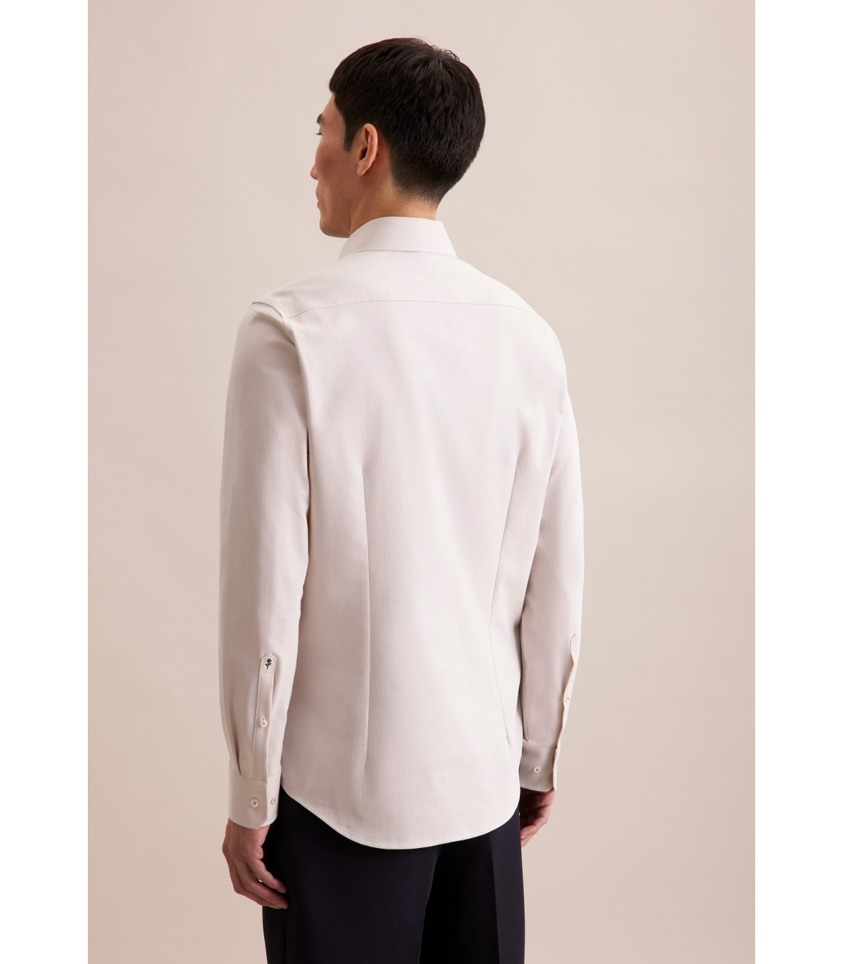 Chemise ml uni seidensticker 06sand