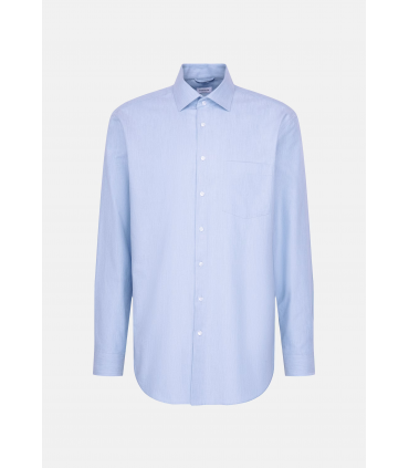 Chemise ml uni seidensticker 13blue