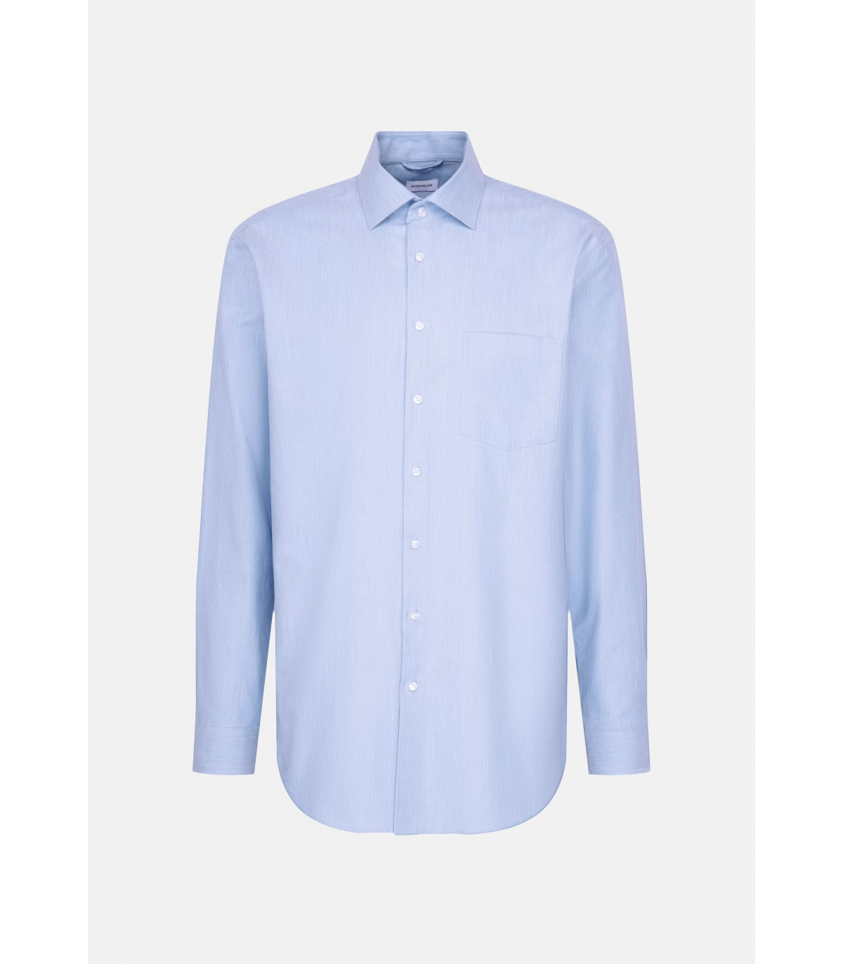 Chemise ml uni seidensticker 13blue