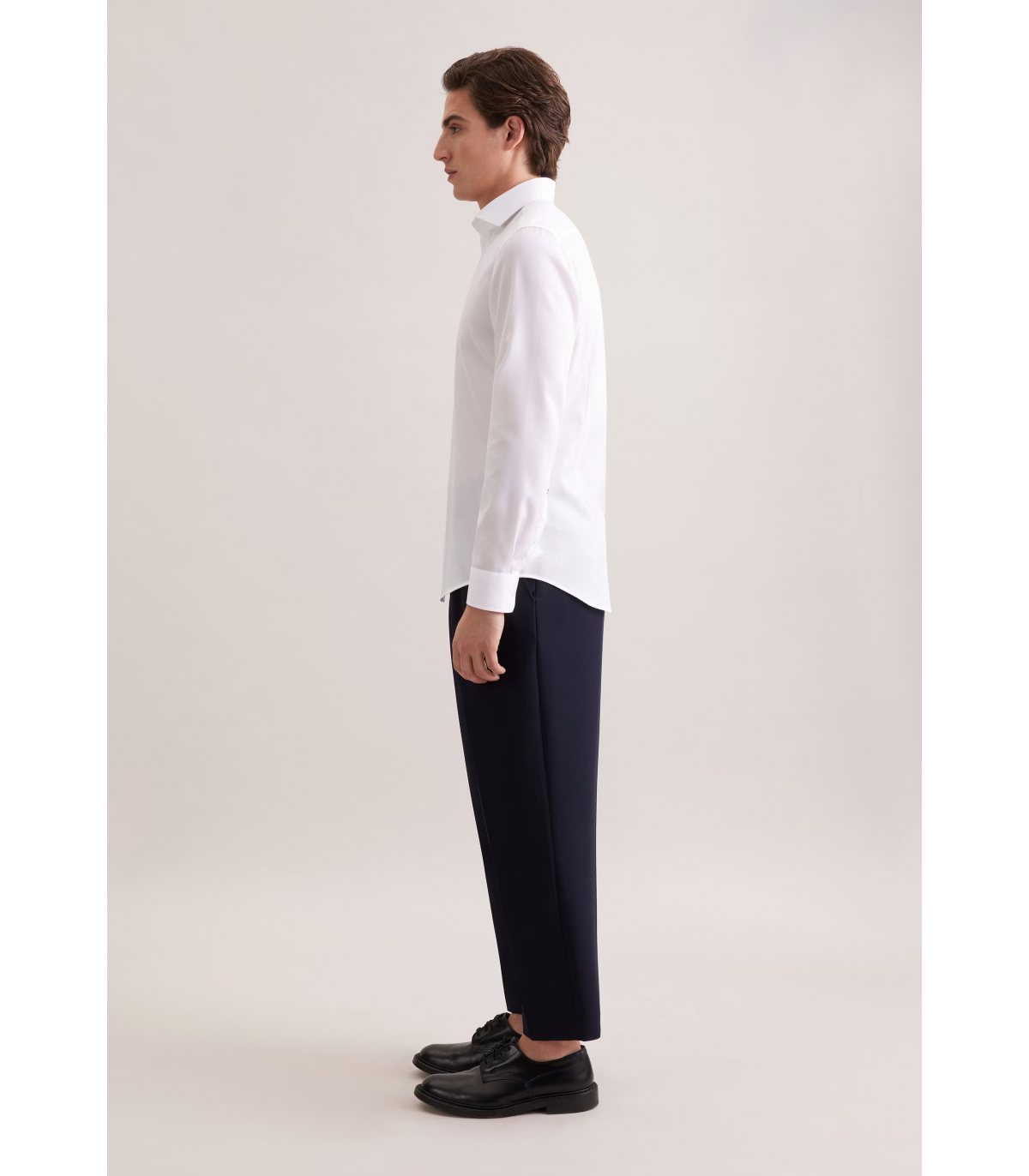 Chemise ml uni seidensticker 01white