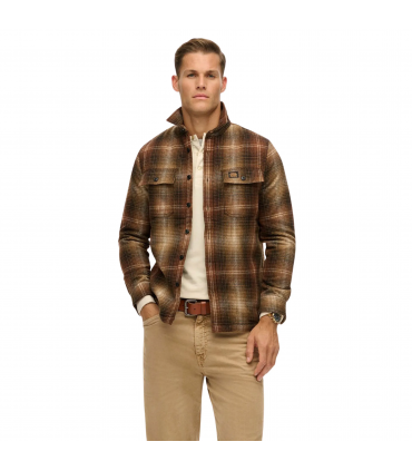 Chemise ml superdry b9cbrown