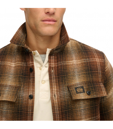 Chemise ml superdry b9cbrown