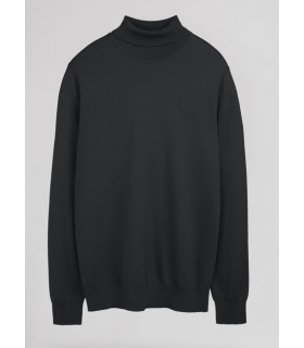 Pull col roule teddy smith 125amelangeblack