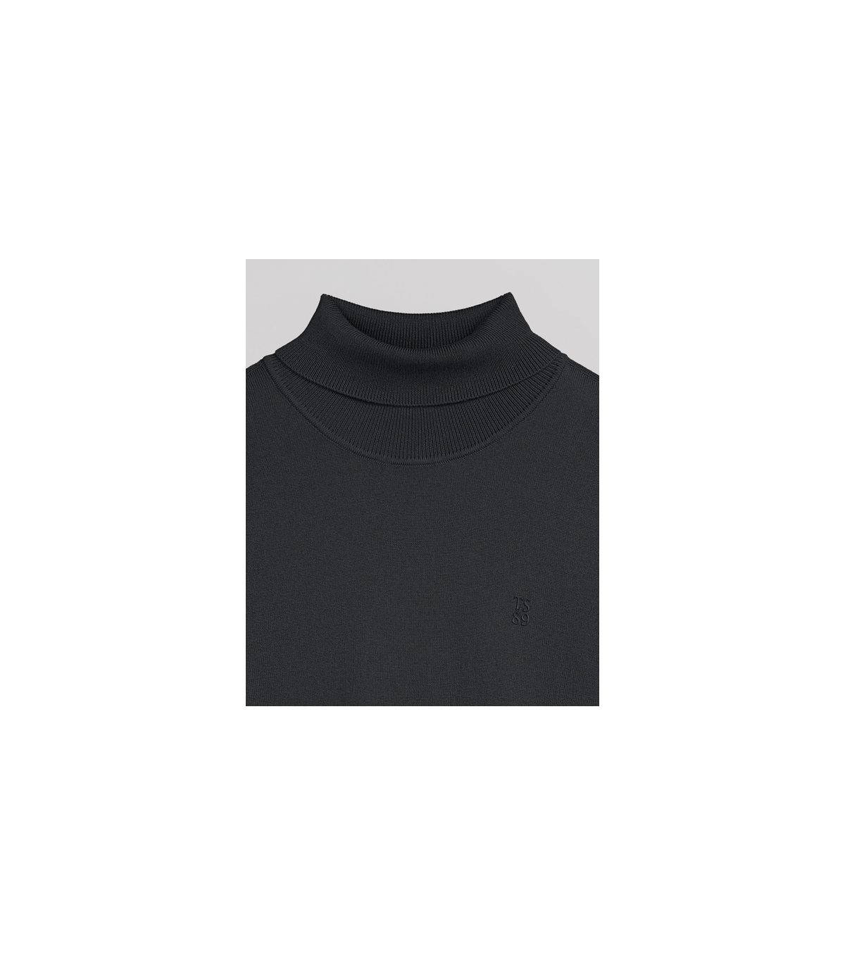 Pull col roule teddy smith 125amelangeblack